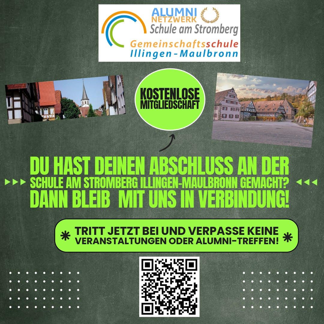 Du hast deinen Abschluss an unserer Schule gemacht?