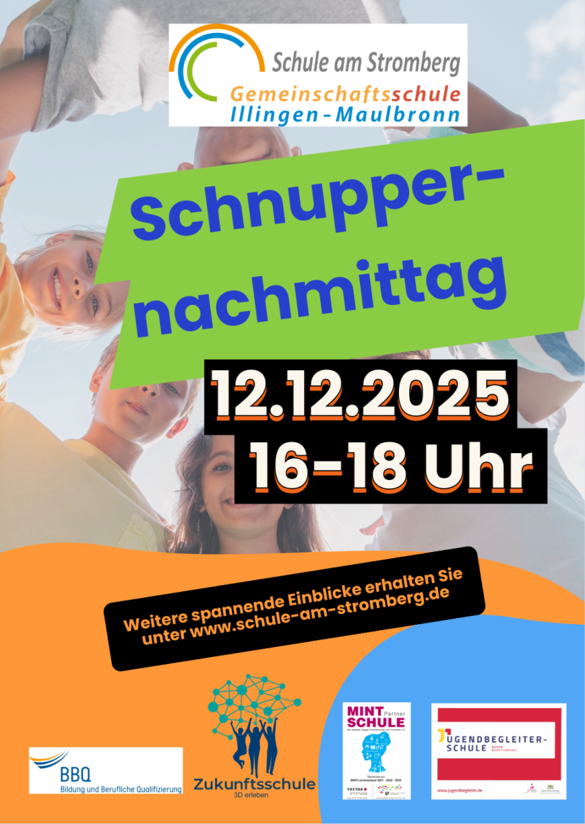 Lernen Sie unsere Schule am Schnuppernachmittag kennen!